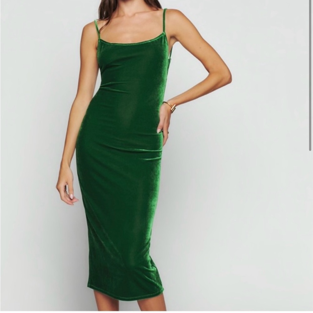 Reformation Merel Velvet Midi NEW WITH TAGS